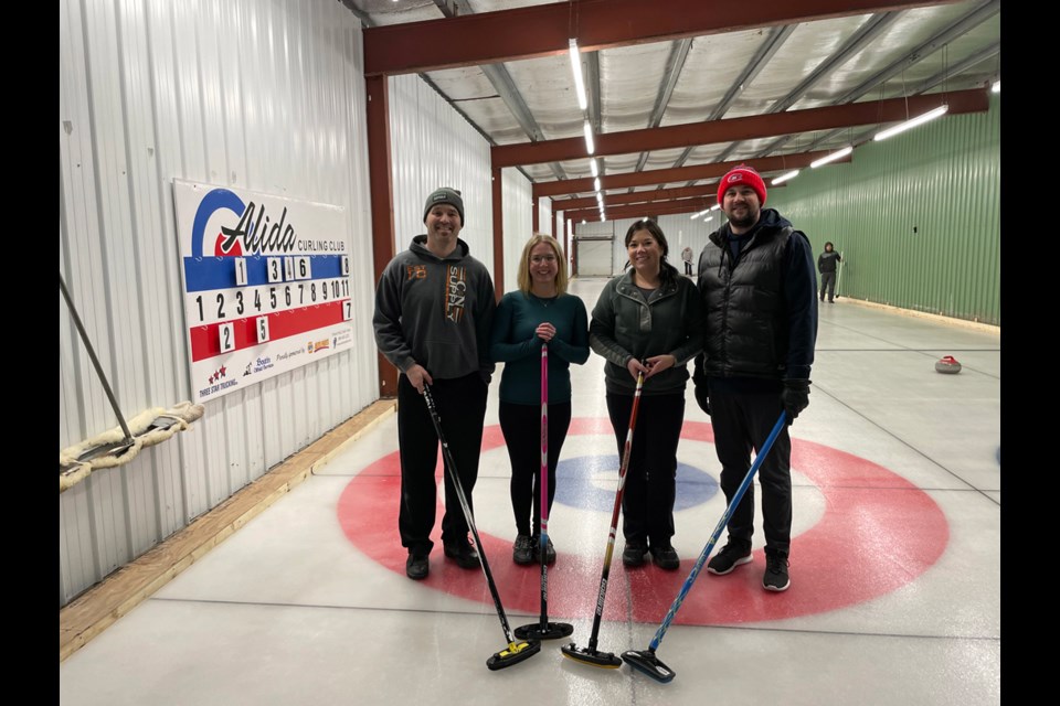 A-event winners at the Alida Oilmen and Farmer’s Bonspiel were the Competition Transport Team out of Carnduff.