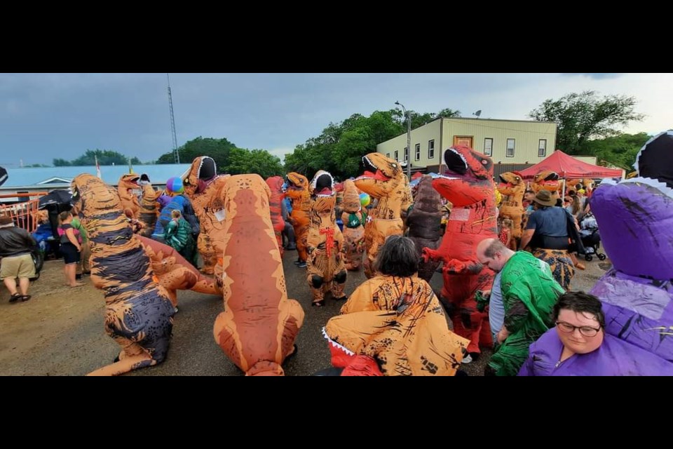 It was a roaring good time in Dundurn on Canada Day, experienced by two Wilkie residents.