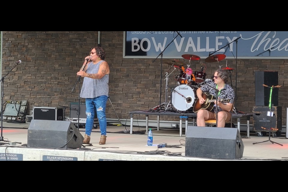 Teagan Littlechief was among the performers at this year's Bow Valley Jamboree