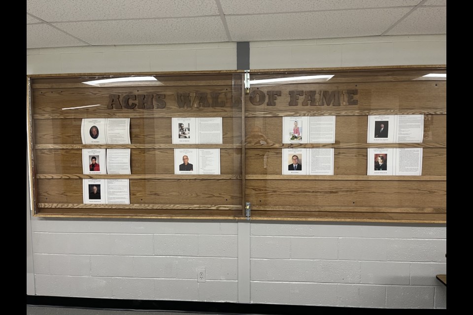The Wall of Fame at Assiniboia Composite High School brings about much more than alumni recognition.