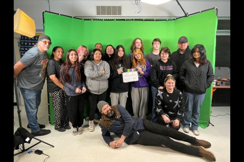 Local area students participated in an Indigenous Film Industry workshop. 