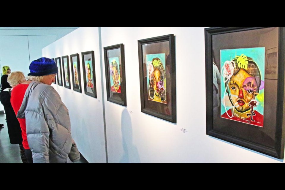 Max Himsl had a look at Patrick Fernandez's works in the new exhibit, Tadhana, which opened on Saturday afternoon.