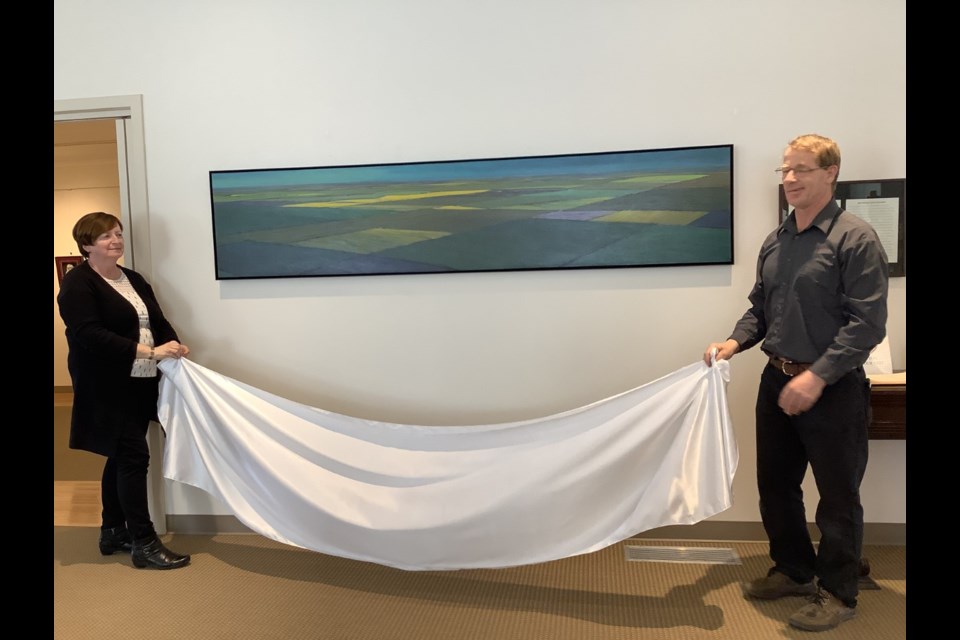 The “White Rock Collection”, a legacy art exhibit donation in memory of Bill Shurniak was unveiled at the Shurniak Art Gallery.