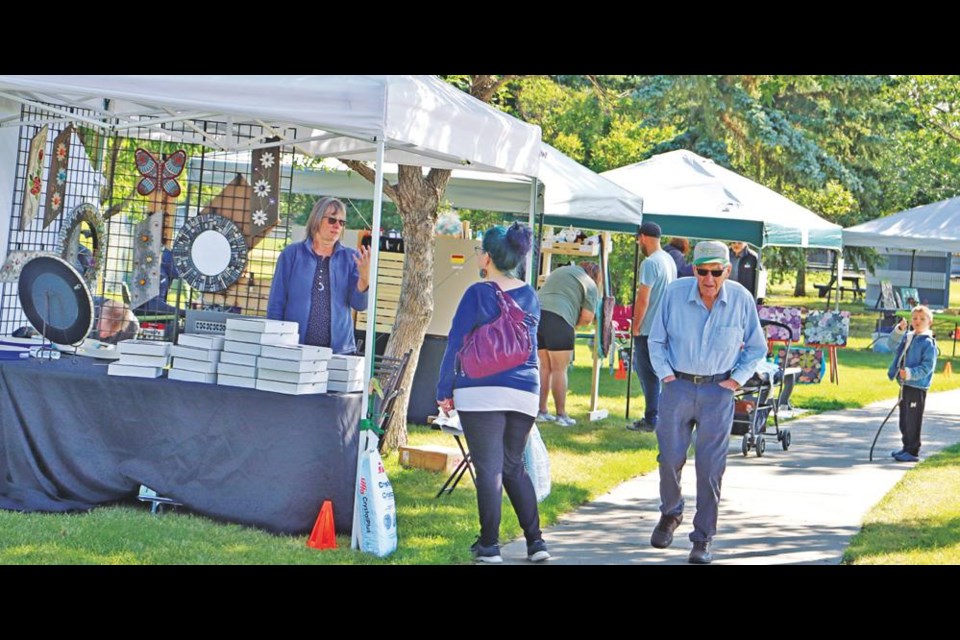 The Gifted summer art market, shown here from 2021, will be back in Jubilee Park with 35 vendors.