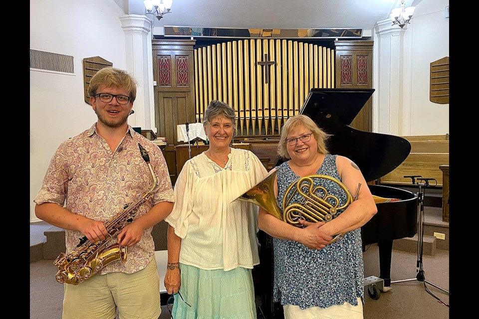 Left to right: Cole Knuston, Jaya Hoy, Arlene Shiplett.