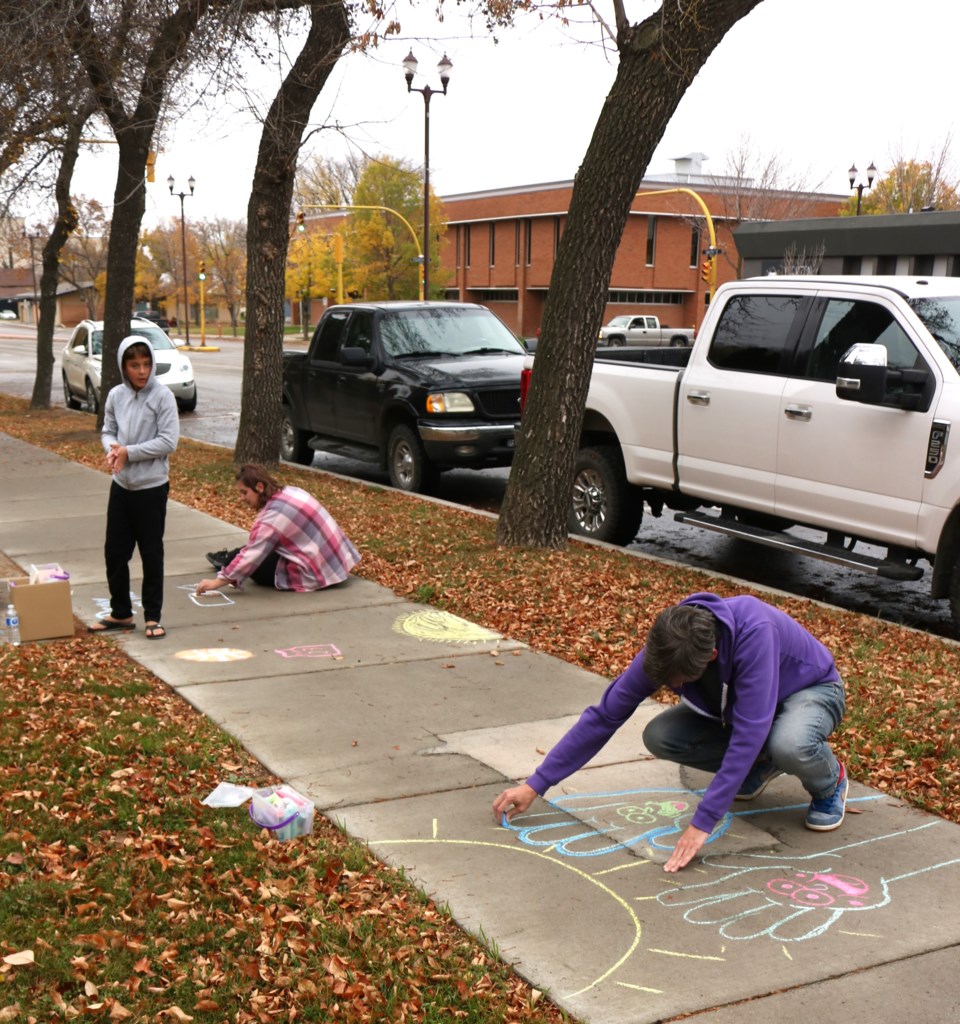 chalk-drawing