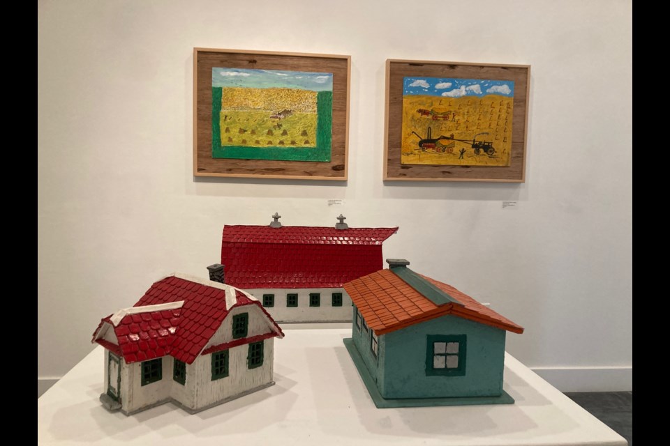 Frank and Victory Cicansky’s Keep on Going is a farm-themed exhibit at the Estevan Art Gallery and Museum.