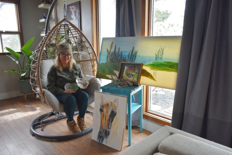 As she sits in her favourite egg-shaped chair that looks out over the gently rolling landscape from a vintage farmhouse window, Darcilyn Johnson of Norquay said she never knows what new project might spark her interest next.