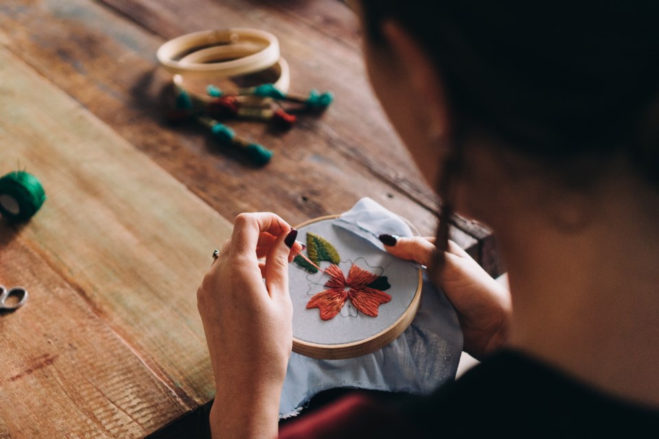 It's becoming a lost art.  The former Embroidery Club based out of Luseland has now evolved into 'Artistic Endeavours' craft club.