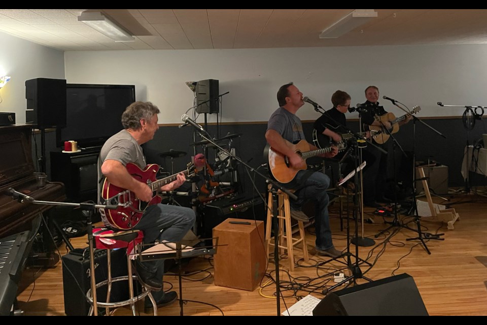 Jason and Gary Junk, along with Todd and Marcia Greenwood, entertained the crowd. Pictures courtesy of Oxbow Arts & Cultural Committee