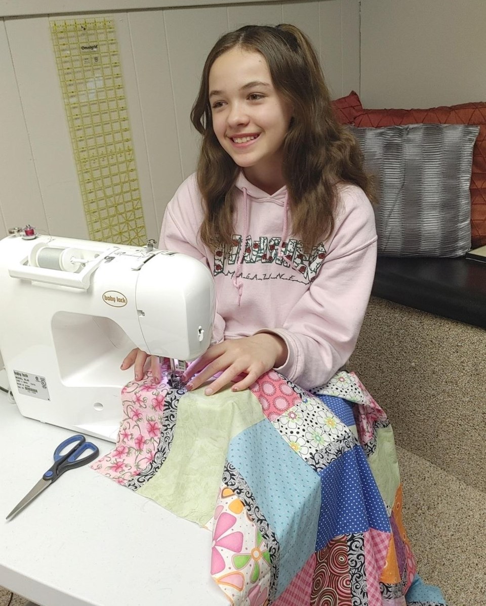 Gracie Rohatyn Ukraine quilt