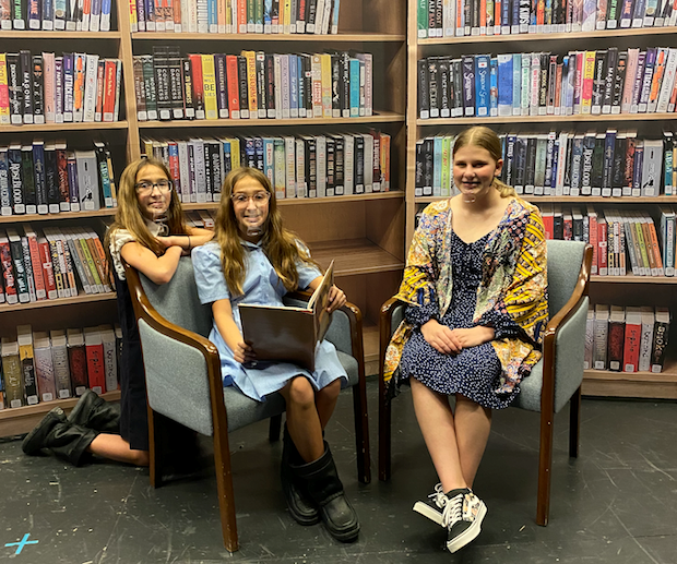 Meisha and Mataya Bowerin will share the role of Matilda, with Kailyn McFadden as Mrs. Phelps the librarian, in the upcoming Matilda Junior musical that will be staged by the Weyburn Comp Junior Musical Theatre group. 