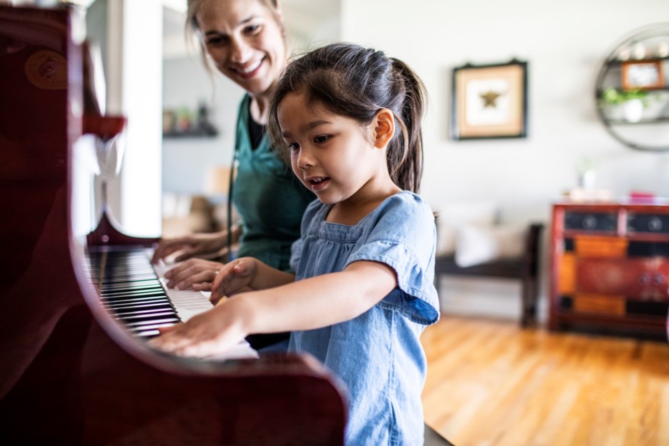 music teacher student