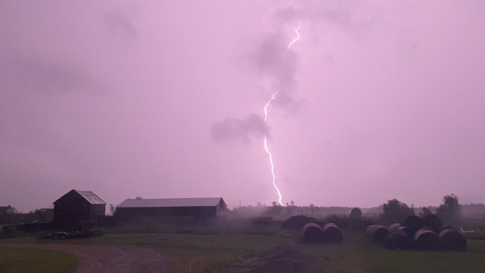 Observer Summer Photo Contest 2022 Lightning strike