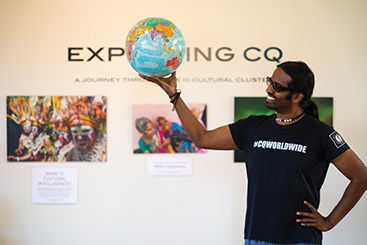 Wilbur Sargunaraj is a Cultural Intelligence Facilitaor, music and photographer.  His Exhibit, Exploring CQ: A journey through the 10 cultural clusters, is on display at the pARTners Art Gallery from now until July 27. 