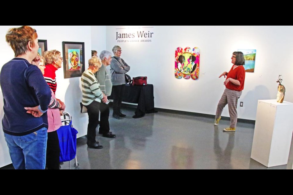 The exhibits in the James Weir People's Choice contest are on display for voting from now until March 17.