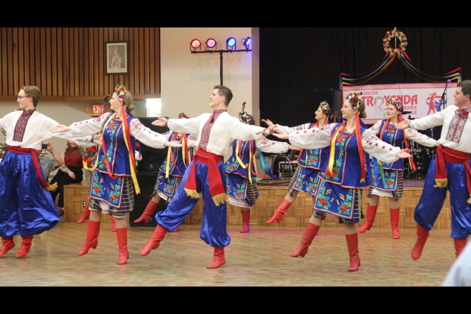 Troyanda Ukrainian Dance Ensemble presented Malanka 2023 at St. Mary's Cultural Centre in Yorkton on Jan. 14.