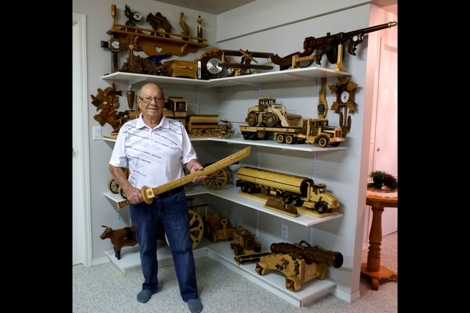 Laurence Mack created a significant collection of various weapons, which he learned a lot about while working on them. 