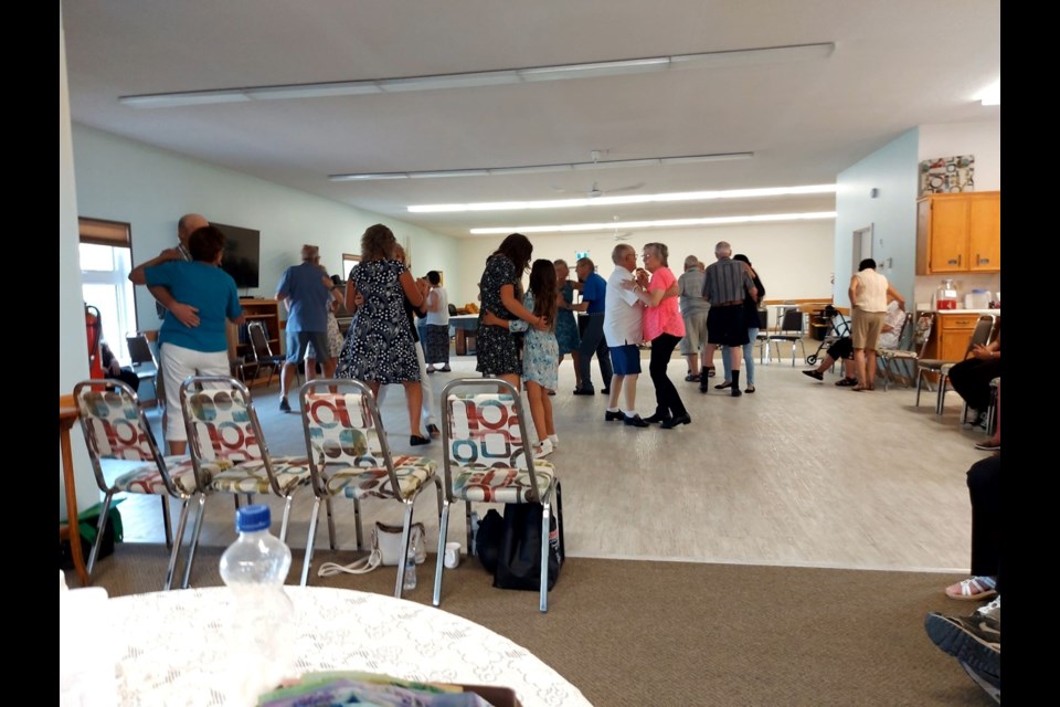 Many people turned out for a dance and potluck at the Friendship Club of Oxbow on Saturday. 