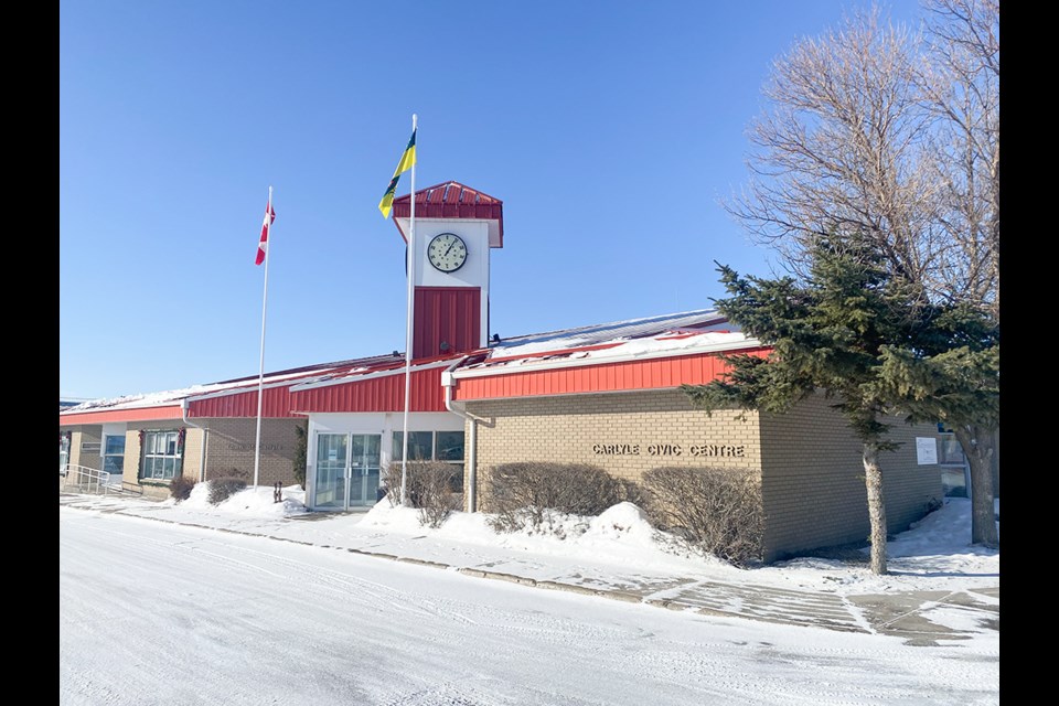 The Town of Carlyle Civic Centre on Main Street