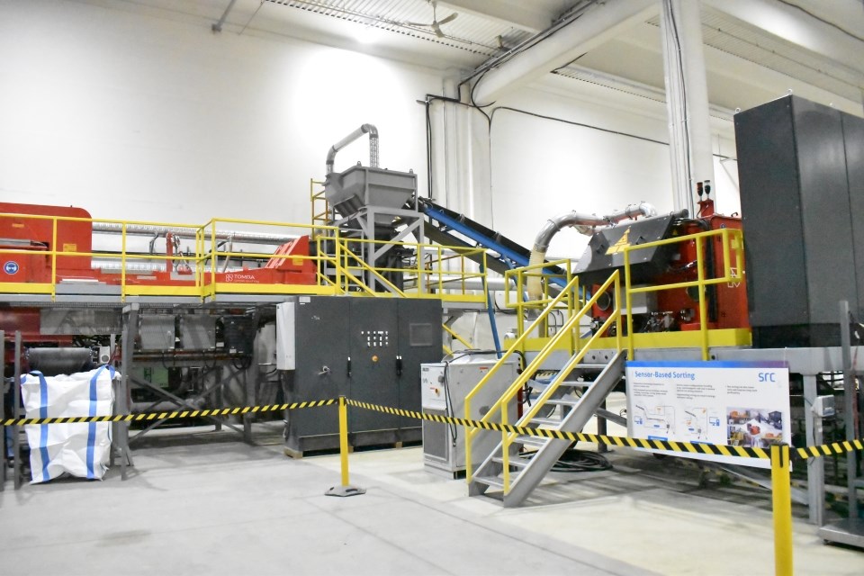 The laser sorter at the Saskatchewan Research Council's facility will improve mineral ore production.