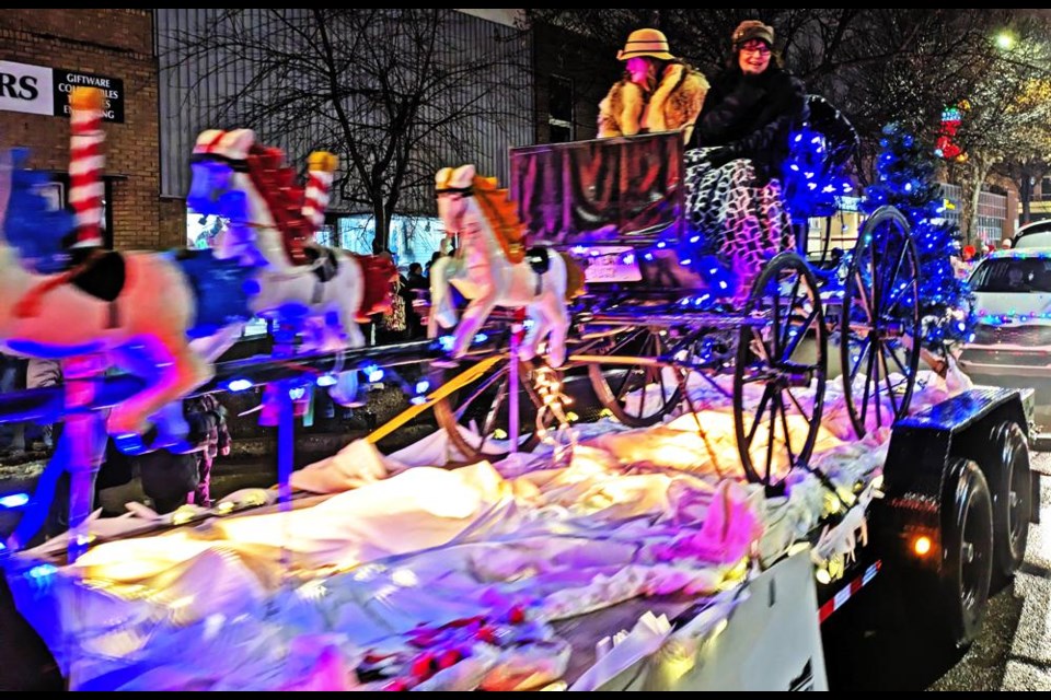 The Weyburn Ag Society won for the best float by an organization in the Parade of Lights.
