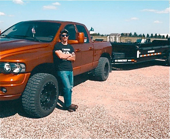 George Anderson started the Anderson Custom Hauling business this summer to help people with different jobs. 