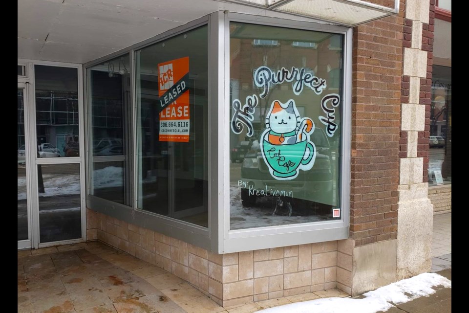 The Purrfect Cup Cat Cafe is set to open in the first week of April.