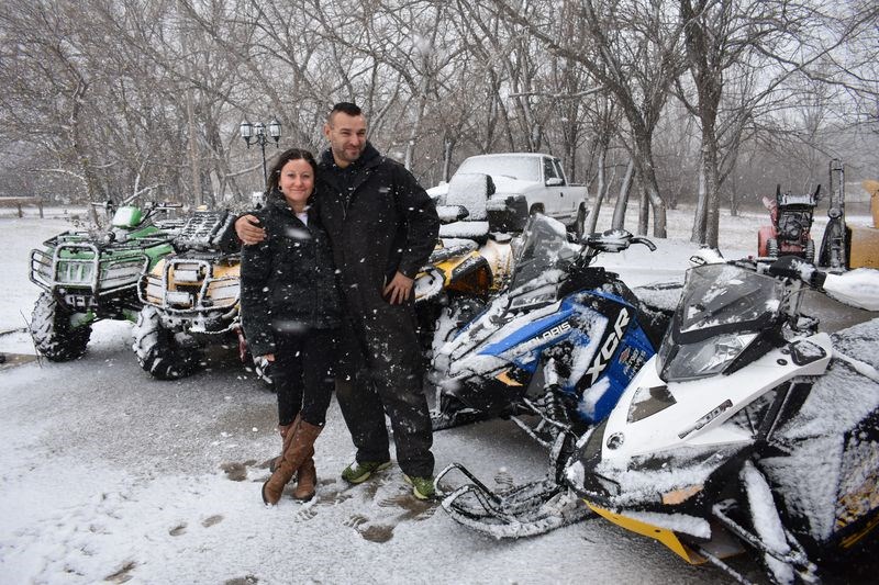 April MacDonald, left, is now the sole owner of the Duck Mountain Motel in Kamsack. With the support of her partner, Jordan Galbiati, the local entrepreneur is looking forward to elevating and diversifying the business with a series of ambitious short-term and long-term developments. 