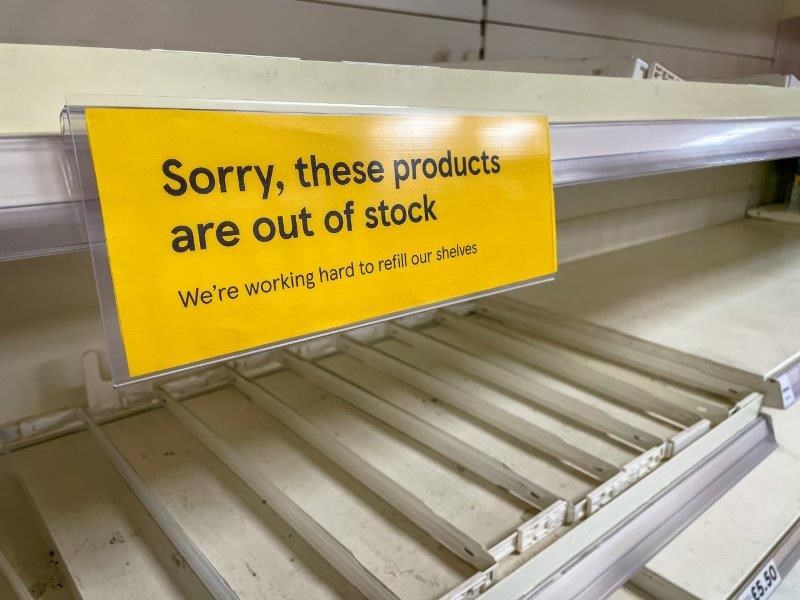 Consumers may be experiencing some empty shelves as businesses are affected by pandemic related supply chain issues compounded by recent flooding in British Columbia.