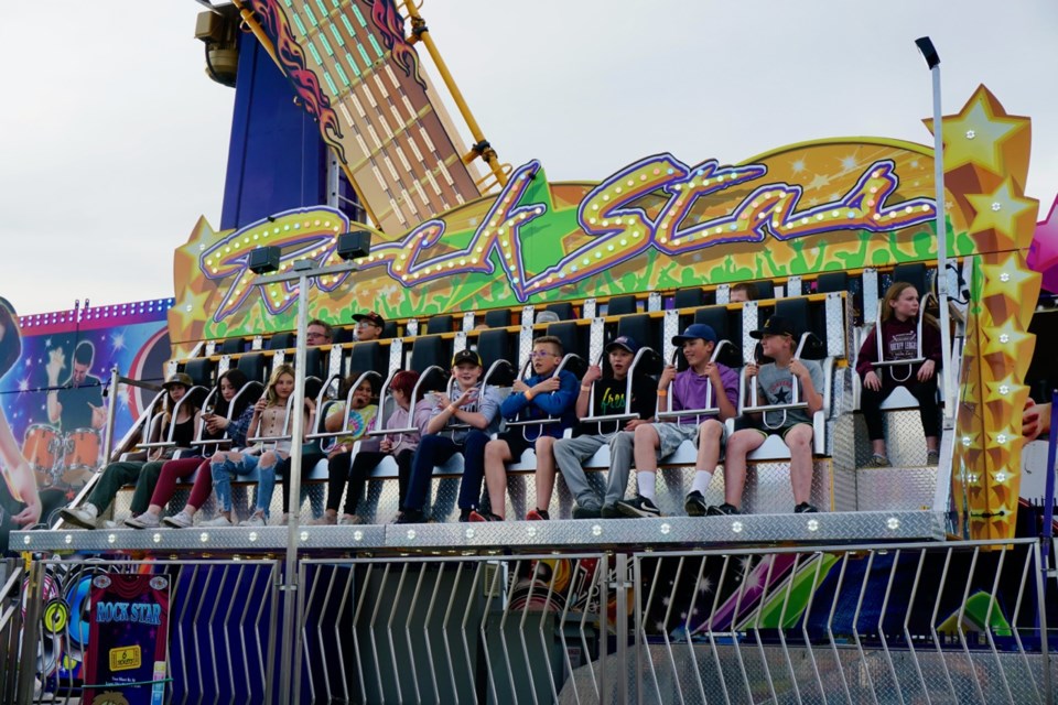 The West Coast Amusements midway saw thousands of people attending the fair throughout four days in Estevan.                                