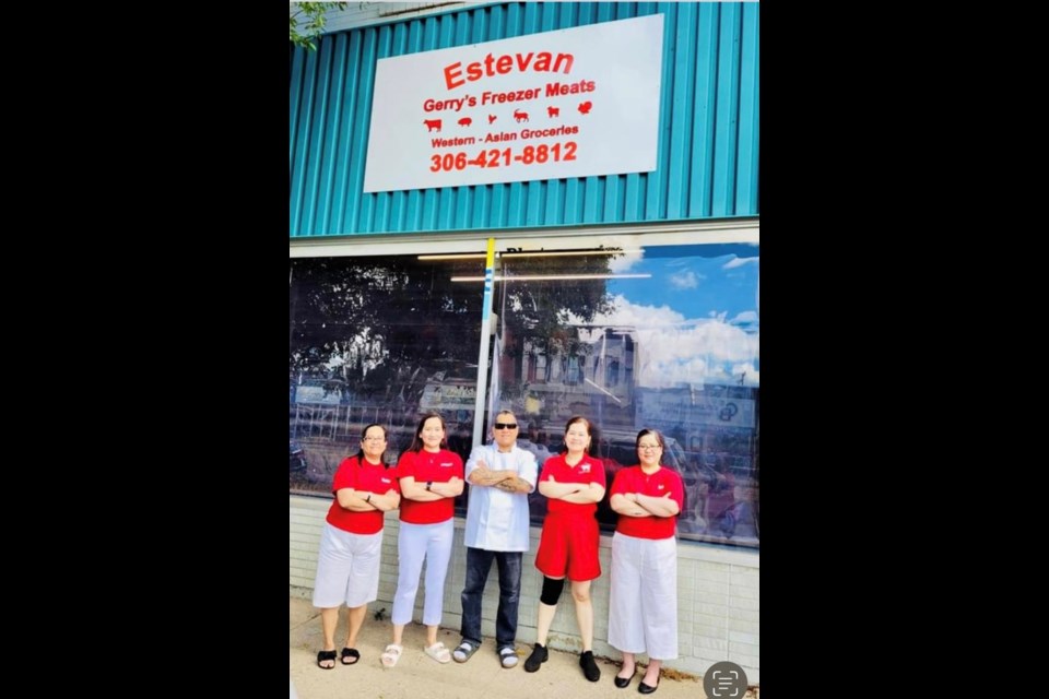 Estevan Gerry's Freezer Meats is a family business, and pictured here are people behind the store including siblings Edwin Recolaso, Edith Recolaso, Eden Pacunayen and Lyn Silen, and Cielo Macapia, wife of Rodante Macapia, the owner of Regina's Gerry's Freezer Meats. 