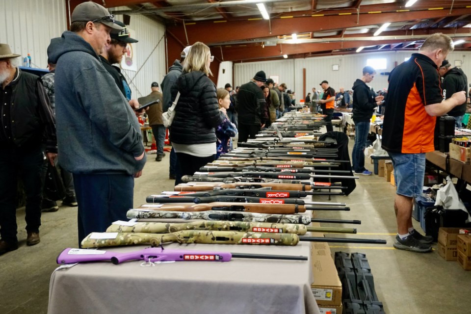 B&T Gun Show in Estevan is taking place March 25-26 at Wylie Mitchell Hall.                                