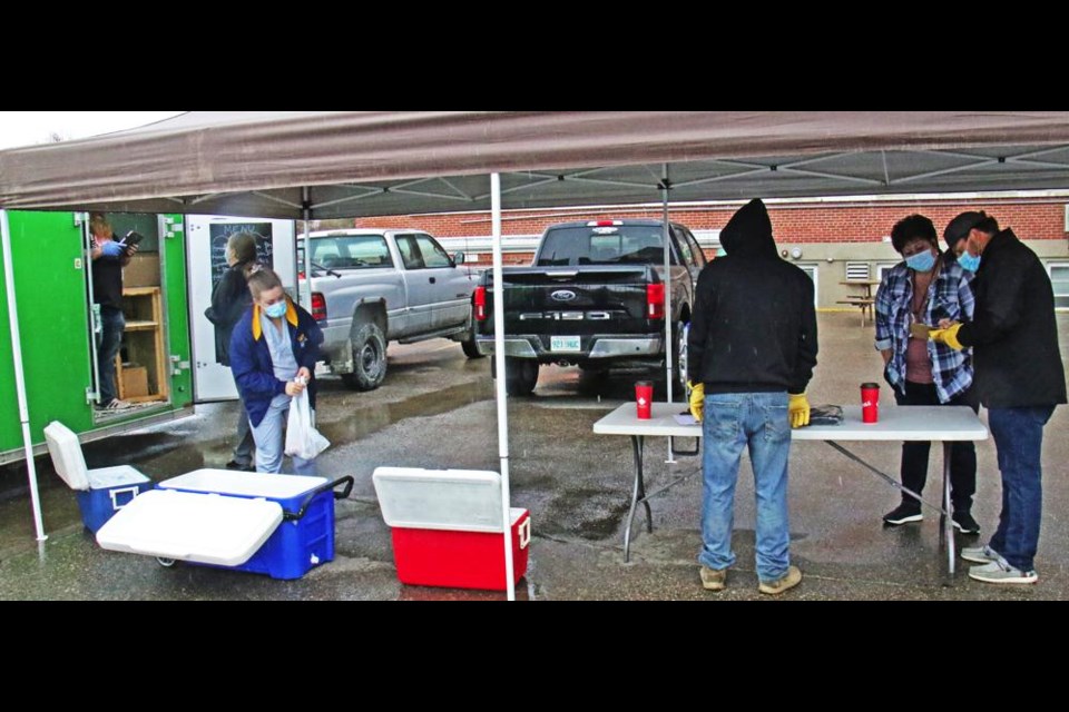 Lowbrow BBQ provided free lunches to the health care workers at the Weyburn General Hospital on Wednesday, paid for by Mryglod Steel and South Side Auto Wreckers as a way to thank them for their work.