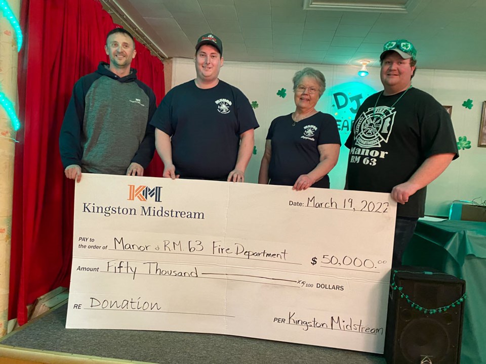 Manor Fire Department donation