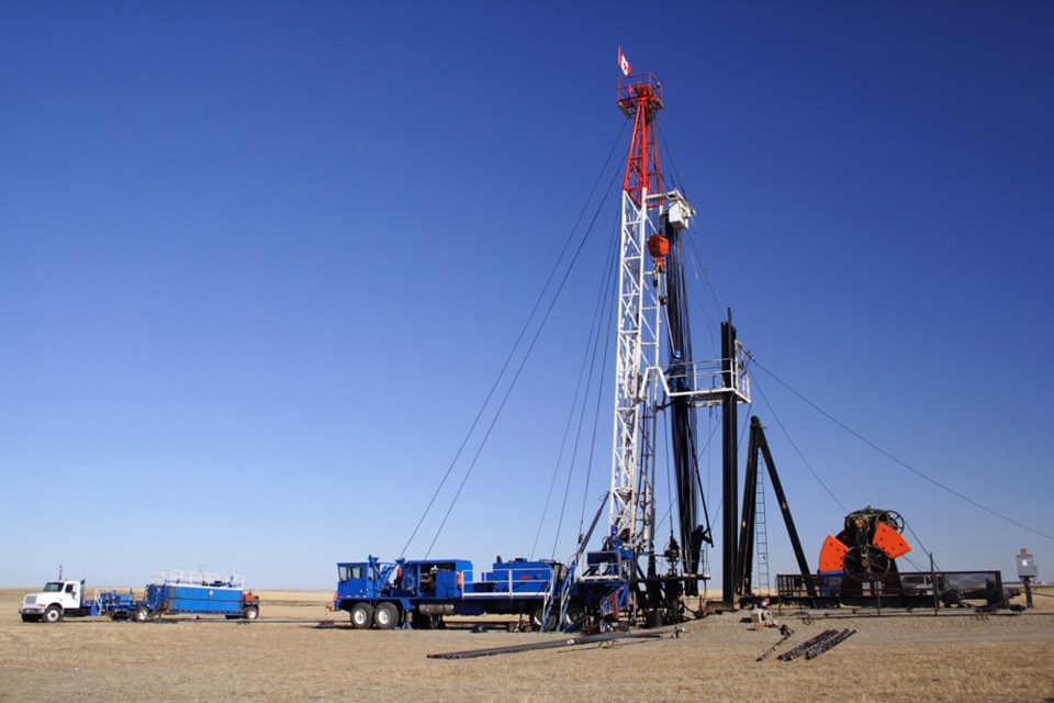 Oil service rig Getty