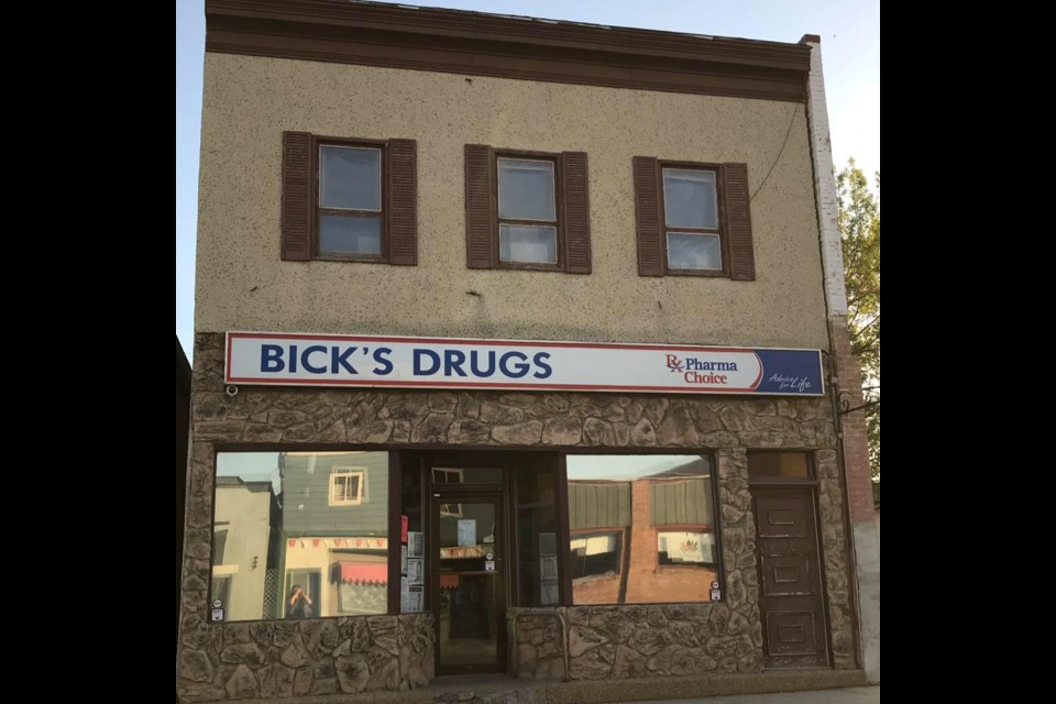 Bick's Drugs in Kerrobert will soon move out of this historic building, into a new location.