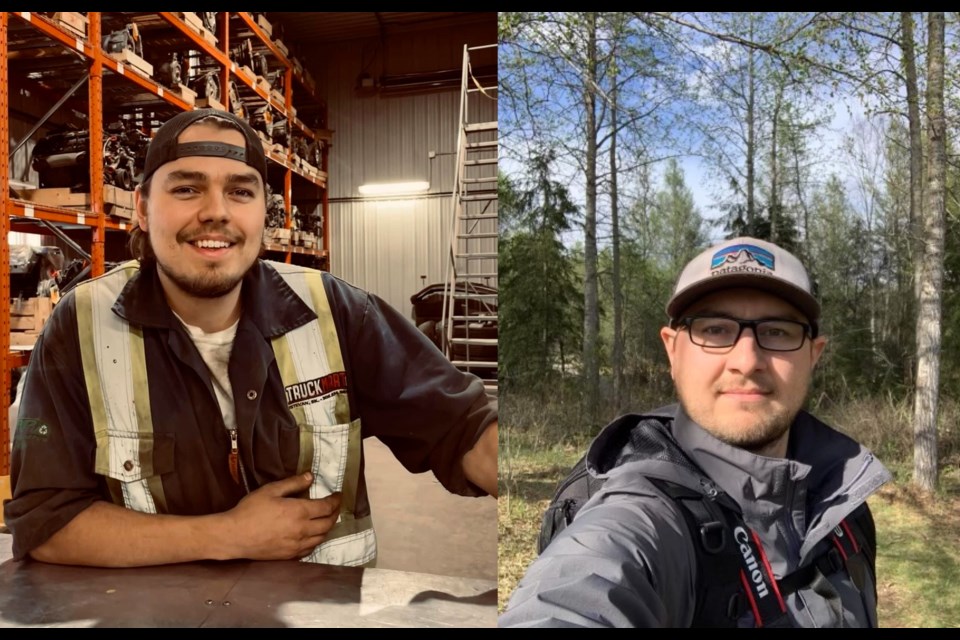 Taylan Prokop, left, founded Prokop Productions, a video aerographic project capturing rural communities, and soon was joined by his brother Mason Prokop out of Alberta. 