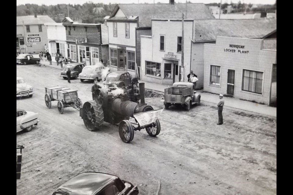 Downtown Norquay in the 1950s included the original Robinson grocery store – called “Norquay Locker Plant.” It was started by the grandfather of the current owner and been passed down through three generations.