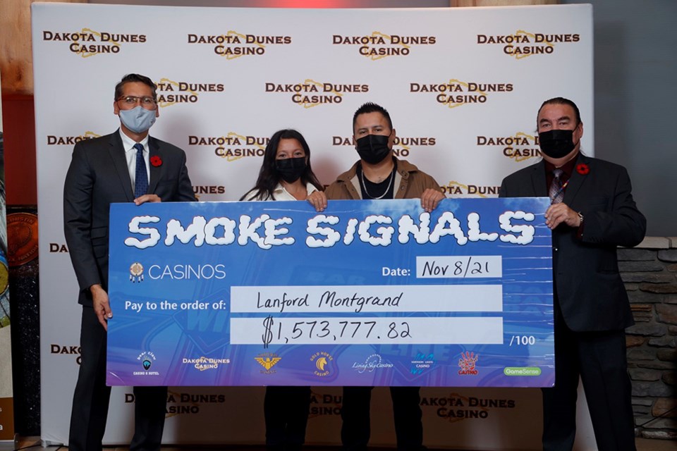 smoke signals jackpot winner MR