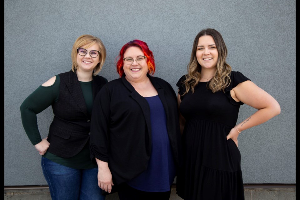 From left, Lois Fever, Melanie Tribiger and Mikayla Belhumeur are the team at Sun Country Hearing in Estevan. 