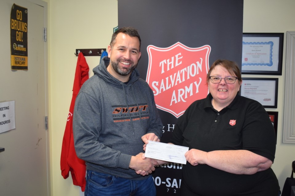 swift-oilfield-salvation-army-donation