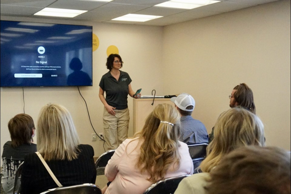 The day wrapped up with an address from Tania Andrist, applied research lead officer with the SE College's Centre of Sustainable Innovation and TechHub's innovation partner.                               