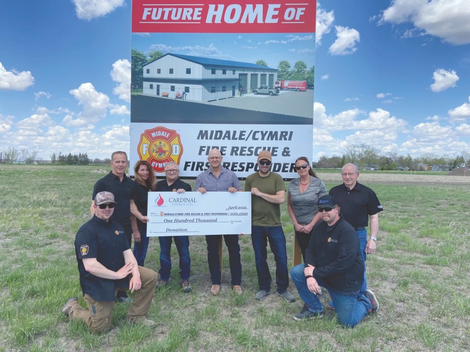 Town of Midale donation