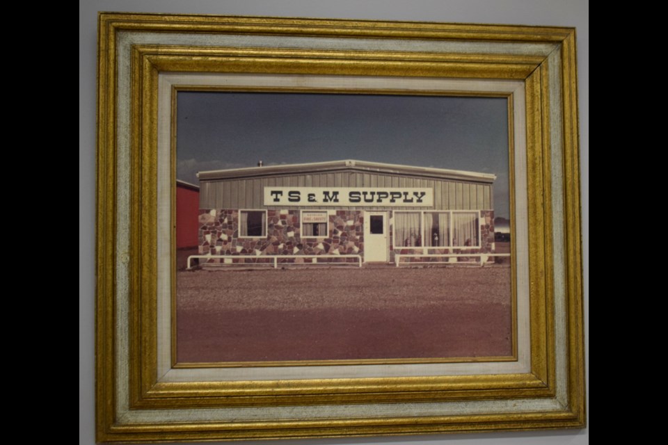 TS&M Supply's building, as it appeared when the business first opened in the 1970s.