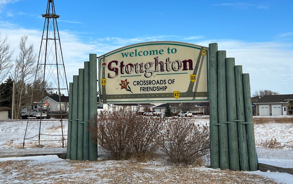 Welcome to Stoughton sign