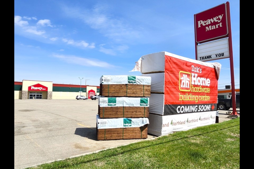 Zak's Home Hardware's new location is set to open in late fall this year.