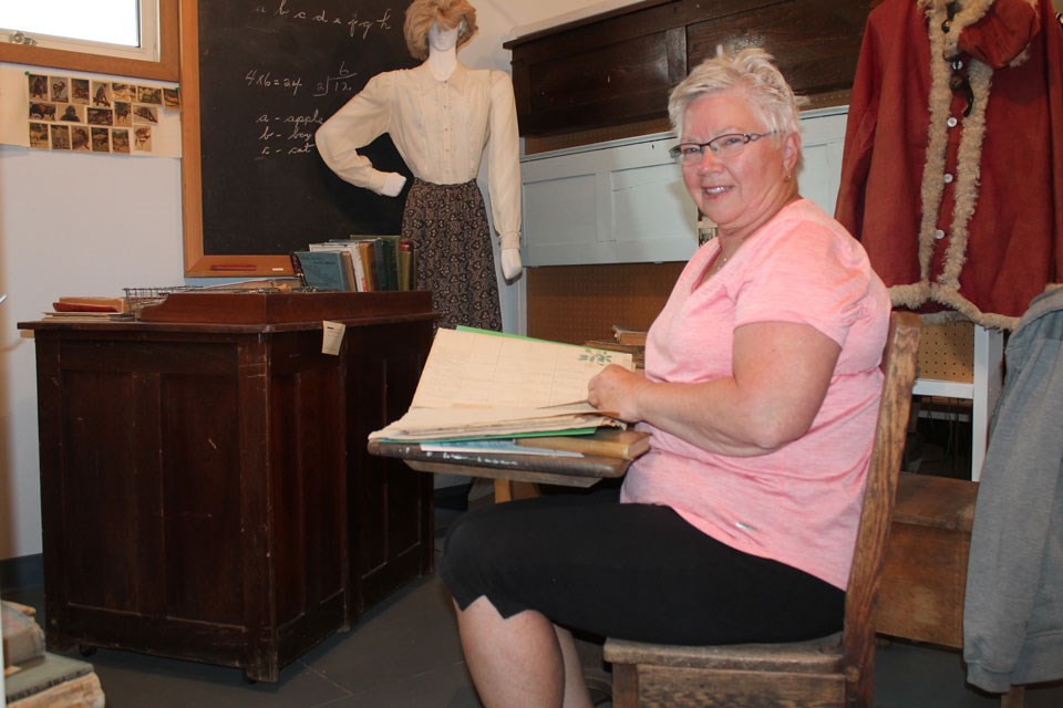 Museum Secretary-Treasurer Sherlynne Best – a student in the museum’s classroom.