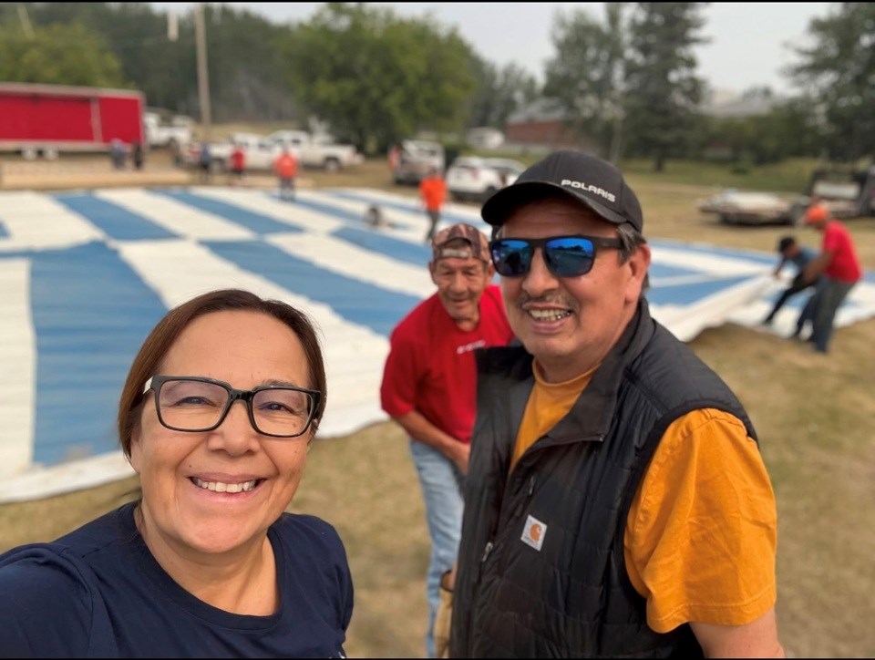 chief-tammy-cook-searson-setting-up-for-wellness-conference