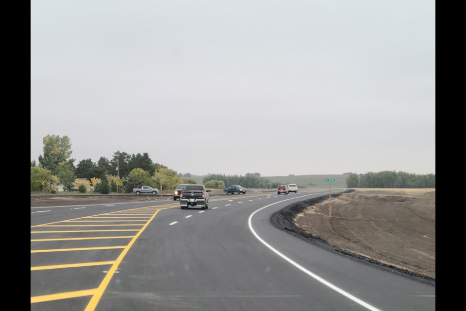 Sept. 16, 2022,  was the first full day of drivers experiencing the new Highway 21 bypass at Unity.